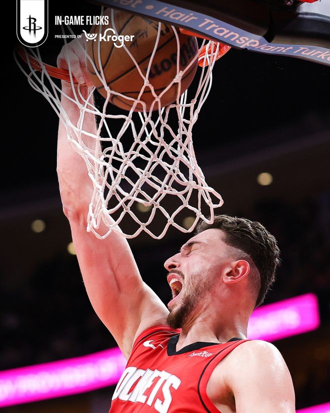 火箭队140-106大胜爵士队，杜兰特汤普森联手建功