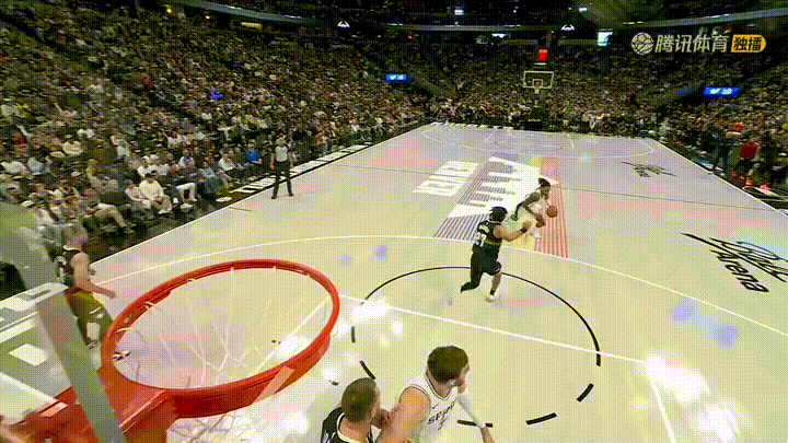 约基奇40+13助攻率掘金加时险胜马刺