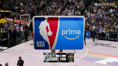 约基奇40+13助攻率掘金加时险胜马刺